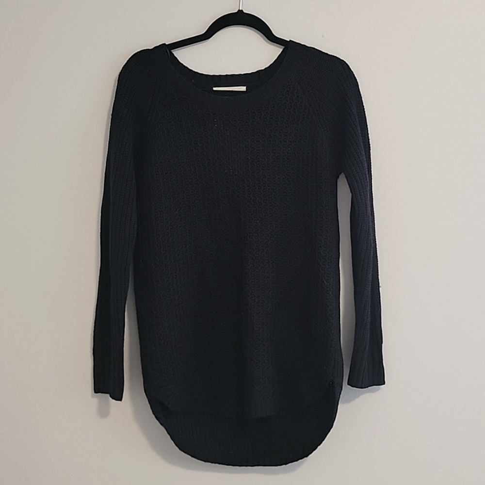 PINQUE tunic sweater, medium, deep indigo/dark blue, with tags